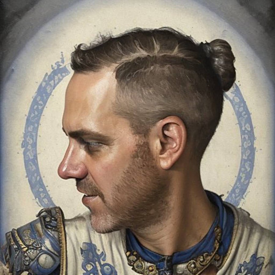 AI-rendered portrait of Nir Hermelin